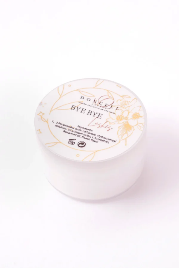 BYE BYE LASHES | Removedor de Extensiones de Pestañas en Crema | Elimina Adhesivo de Forma Segura y Sin Daño | Uso Profesional | Aroma Frutal | 15 g - Image 3
