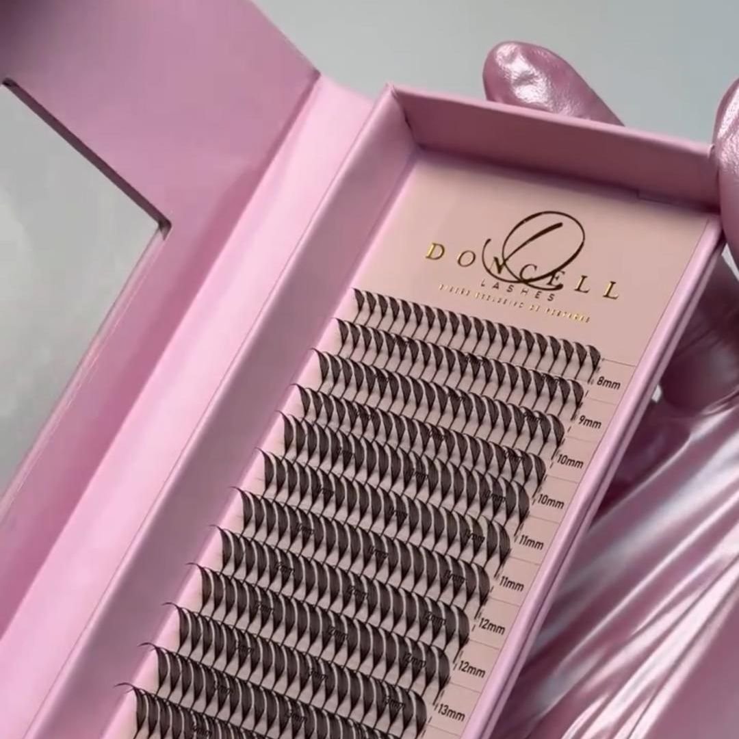 FIBRAS TECNOLÓGICAS "PLUMA" MIX | Extensiones de Pestañas | 0.07 | Curvaturas C,D | 8mm - 15mm MIXTO | Ideal para técnica de volumen - Image 3